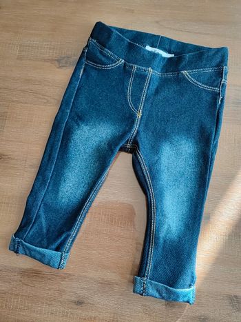 Legging jean bleu 6 mois