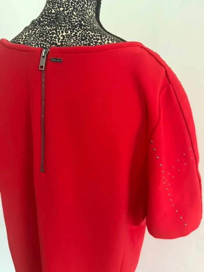Robe rouge vif IKKS – Taille 42 - photo numéro 2