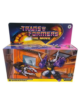 Figurine The Transformers The Movie Shrapnel Retro 14 cm Hasbro neuf
