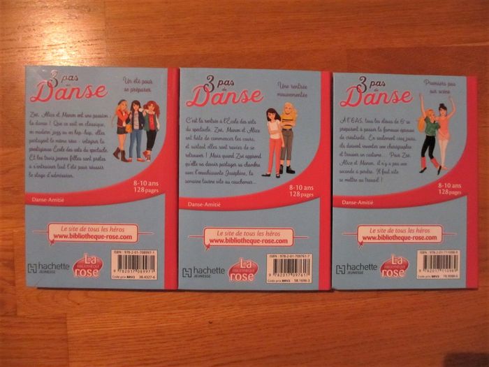 Lot de 3 livres « 3 pas de Danse » Tomes 1, 2, 3 - photo numéro 2