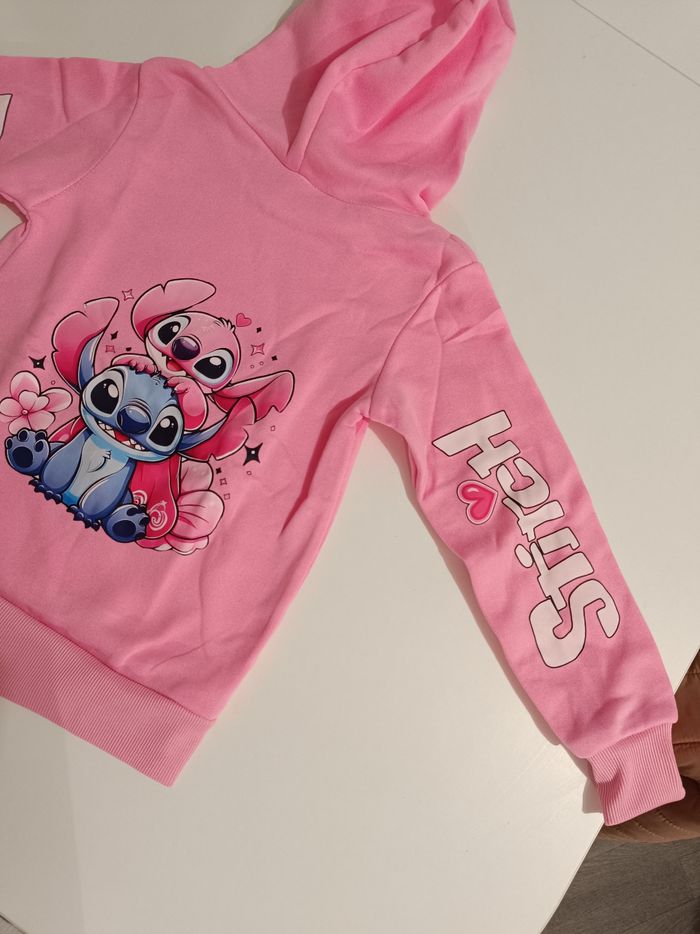 Sweat à capuche Stitch Rose - photo numéro 3