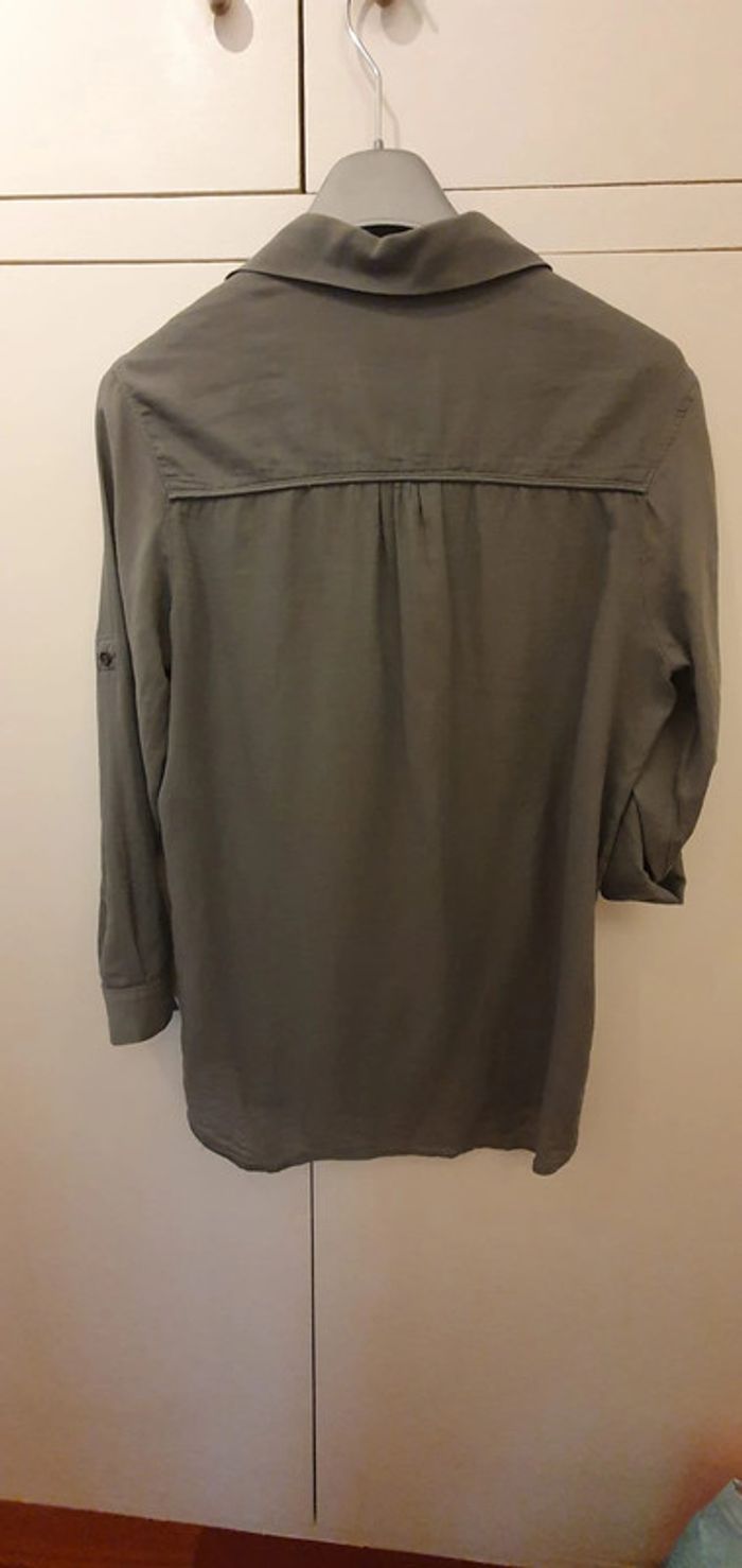 Sandro Chemise vert kaki - photo numéro 2