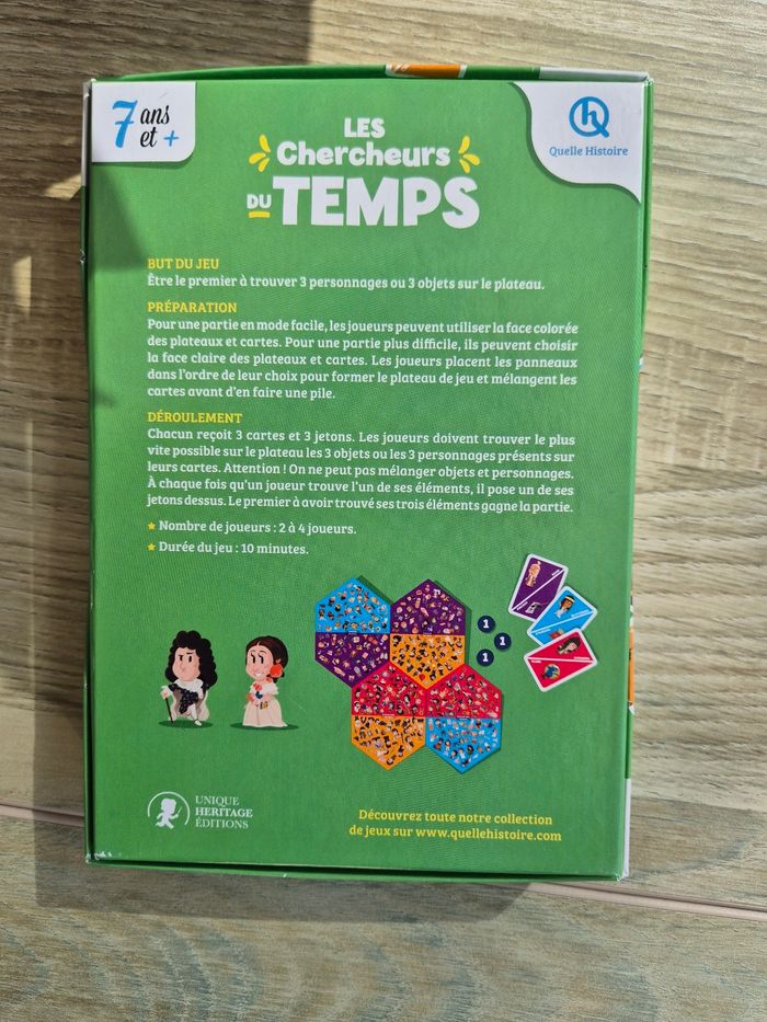 Jeu les chercheurs de temps - quelle histoire - photo numéro 4