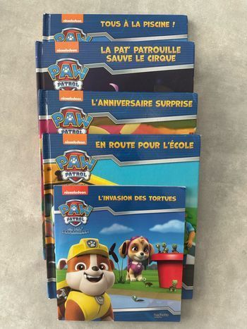 Lot de 5 livres Pat patrouille