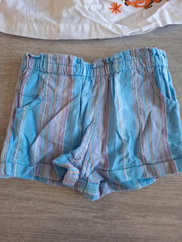 Blouse et short été disney 6-9 mois - photo numéro 3