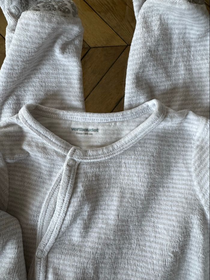 Pyjama gris clair 3 ans - photo numéro 3