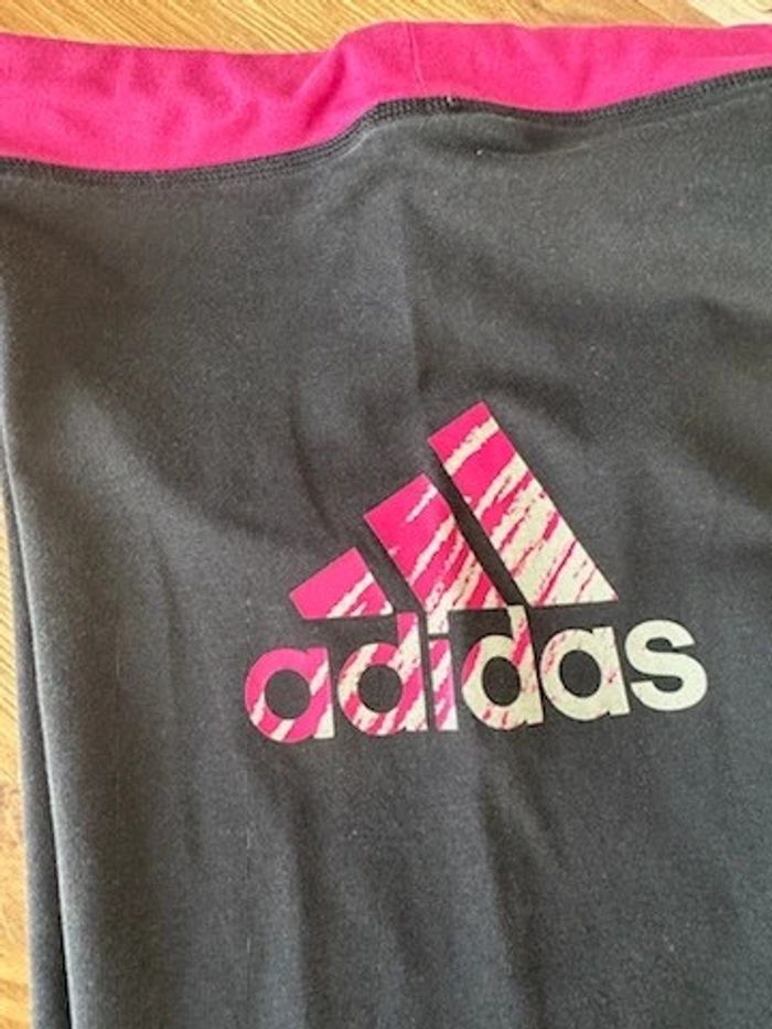 Legging noir adidas 9/10 ans - photo numéro 2