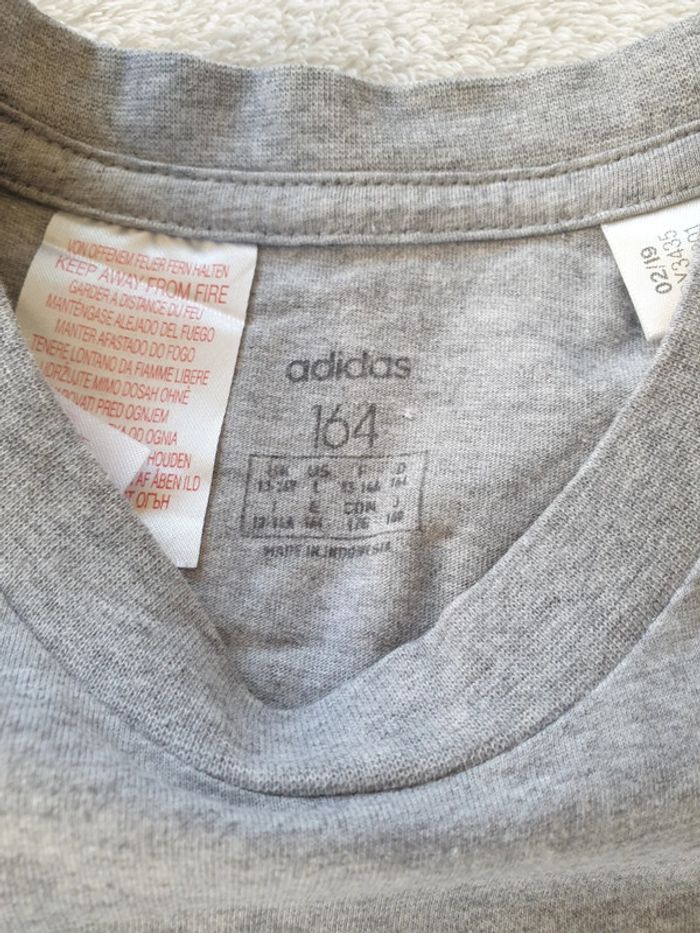 T-shirt 13-14 ans gris comme neuf - photo numéro 3
