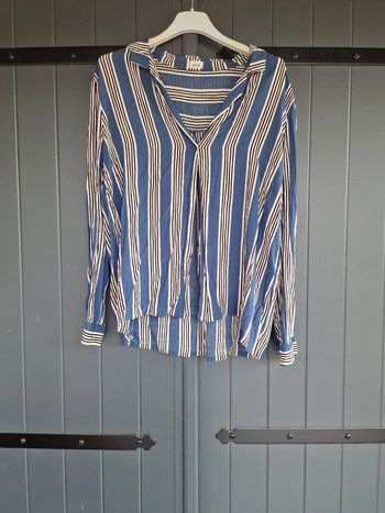 Chemise bleu a rayures pimkie