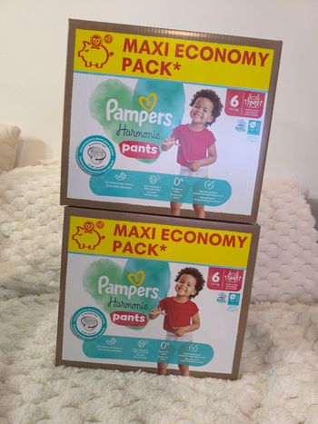 Harmonie pants T6 - 2*60 couches culottes pampers