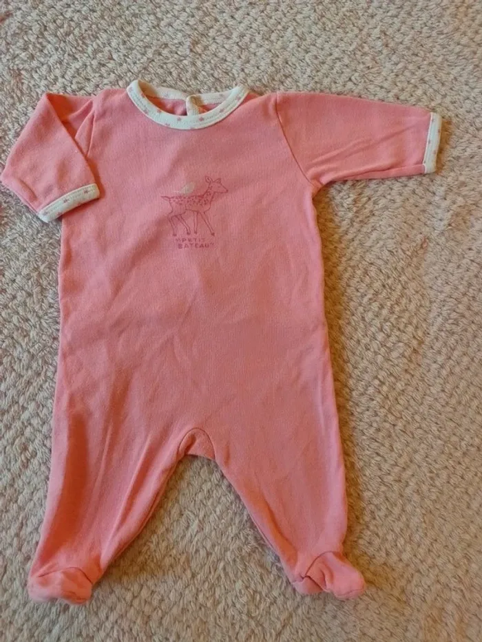 Pyjama Petit Bateau naissance 50 cm