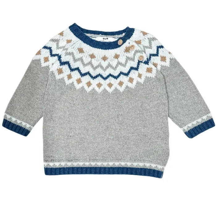 Pull 9 mois en laine et coton Cyrillus