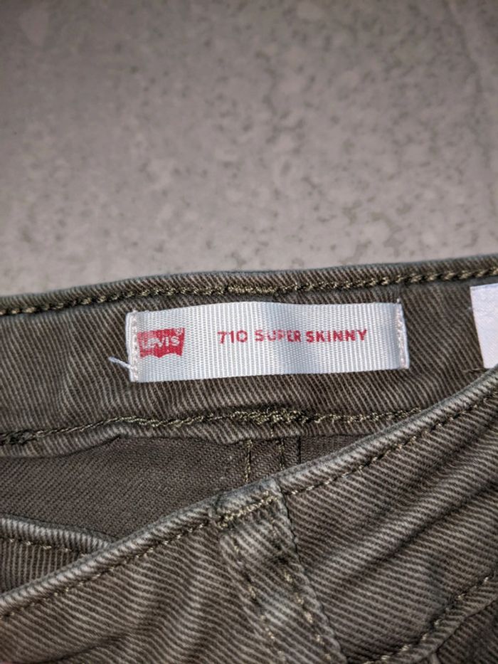 Jeans 710 Levi's kaki 14 ans - photo numéro 3