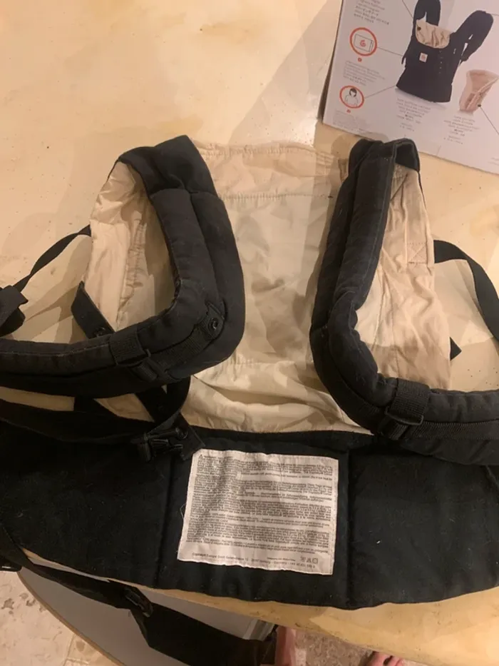 👶 Porte-bébé Ergobaby noir – Boîte & manuel inclus – Excellent état - photo numéro 9