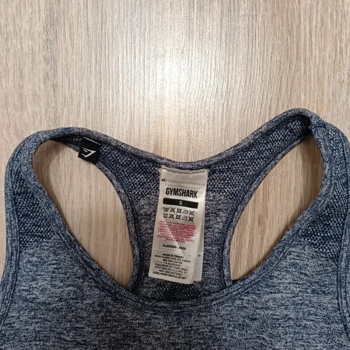 Brassière gymshark femme gris bleu s - photo numéro 2