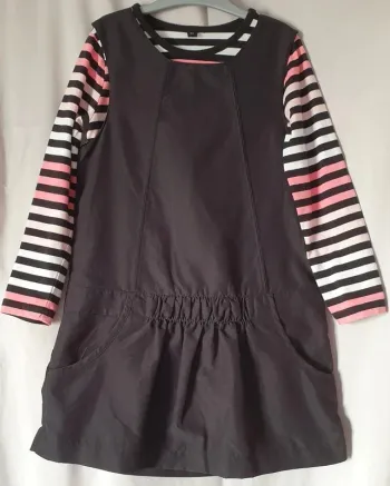 Ensemble tee-shirt manches longues + robe 5 ans