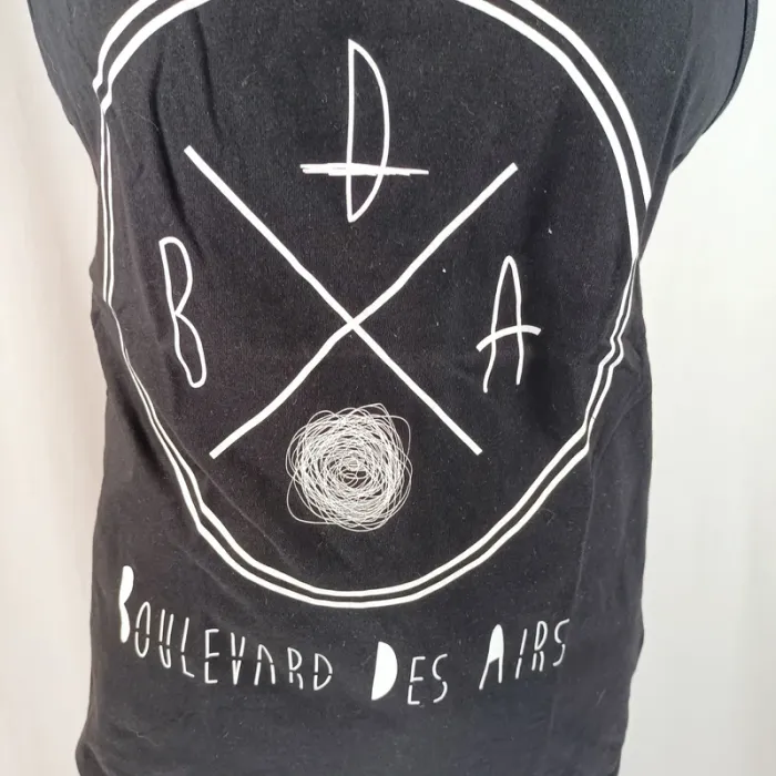 Débardeur noir BDA Boulevard des Airs Canvas en coton – Taille S A948 - photo numéro 2
