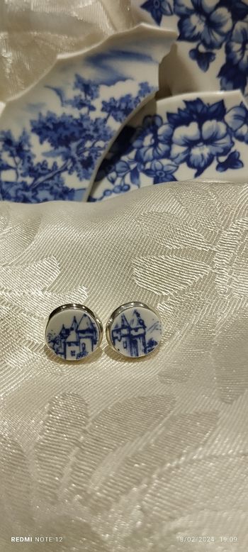 Boucles d'oreilles Barbe bleue