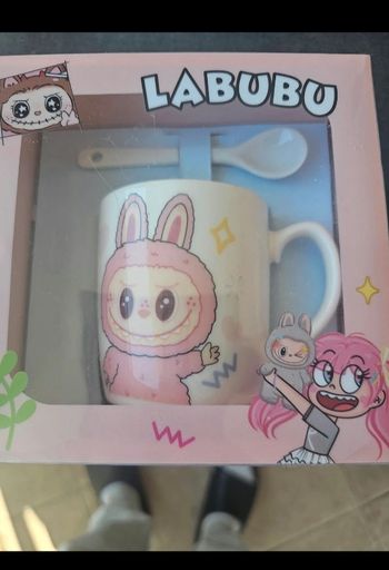  Coffret Mug et Cuillère Labubu Pop Mart – Neuf