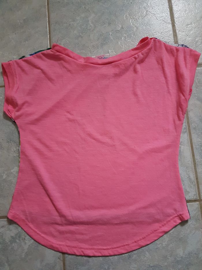 Tee shirt manches courtes pour fille 12 ans - photo numéro 3