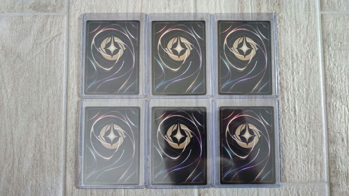 Lot des 6 cartes Lorcana Chap.1 avec erreur - photo numéro 2