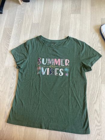 Tee shirt vert Summer vibes