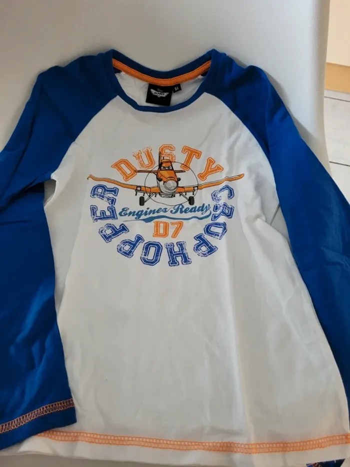 Lot tee-shirts manches longues garçon diverses marques - photo numéro 6