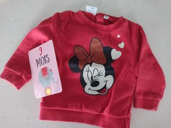 Sweat à paillettes taille 9 mois.