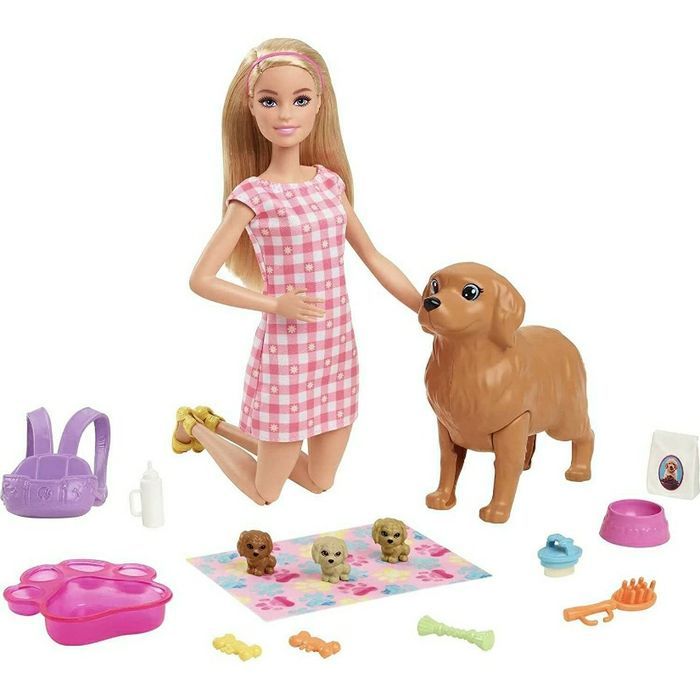 BARBIE NAISSANCE DES CHIOTS MATTEL - photo numéro 2