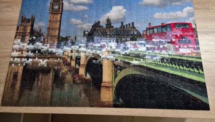 Discovery puzzle 3d londres 500 pièces big ben westminster complet 61x46 cm - photo numéro 2