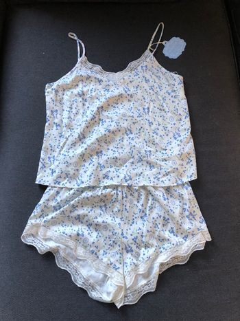 Lot Ensemble Pyjama/Nuisette satin/dentelles - Taille M / 38-40 - Bridgerton Netflix