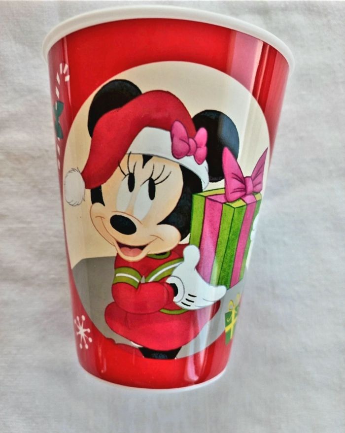 Ensemble vaisselle de Noël Mickey en plastique - photo numéro 4