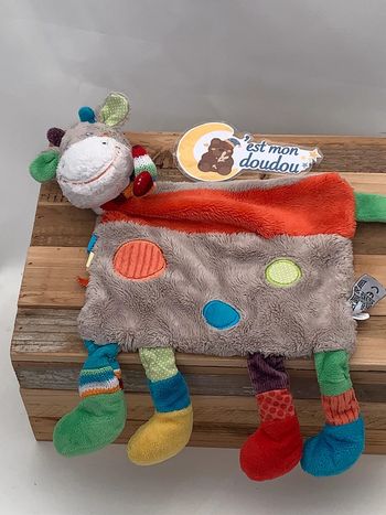 MD55 doudou girafe mots d’enfants