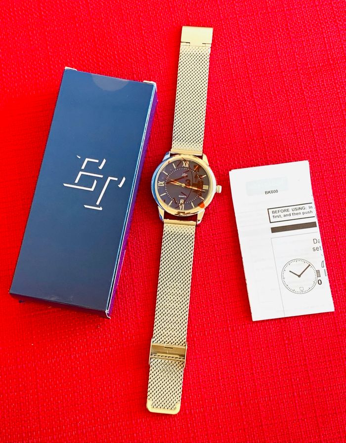 Montre pour homme, grise, réglable