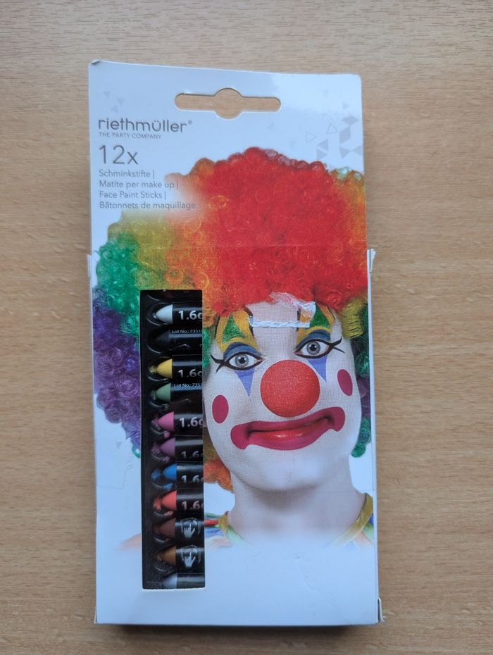 Lot de 12 Crayons de Maquillage / Face Paint Sticks