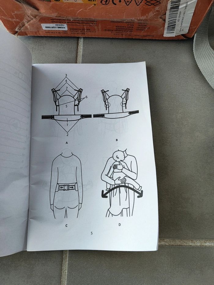 Porte bébé Milo kinderkraft - photo numéro 6