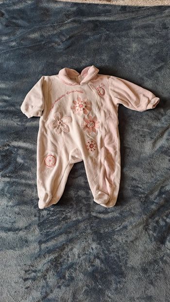 💚Pyjama velour fille 3 mois