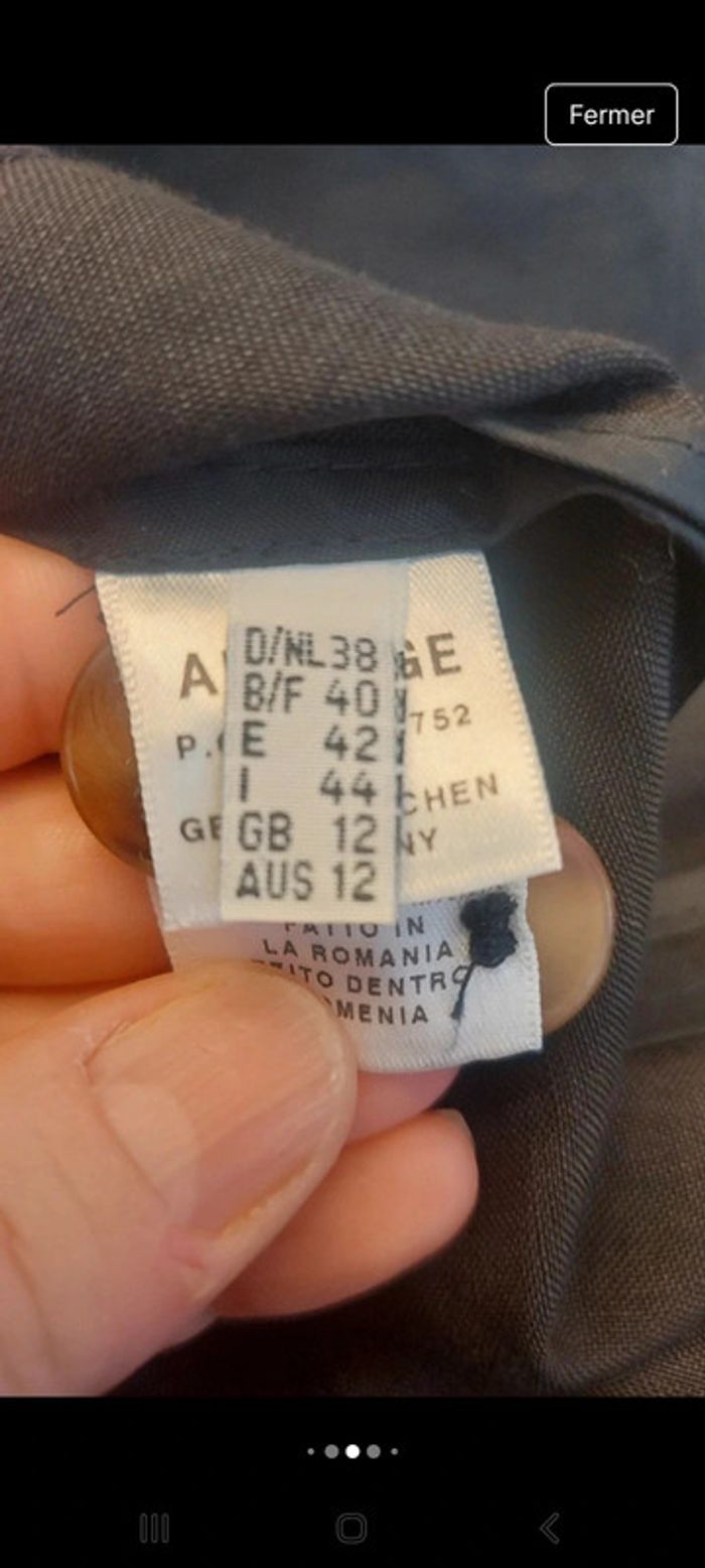 Blazer Apanage be/fr 40 en lin en parfait état - photo numéro 10