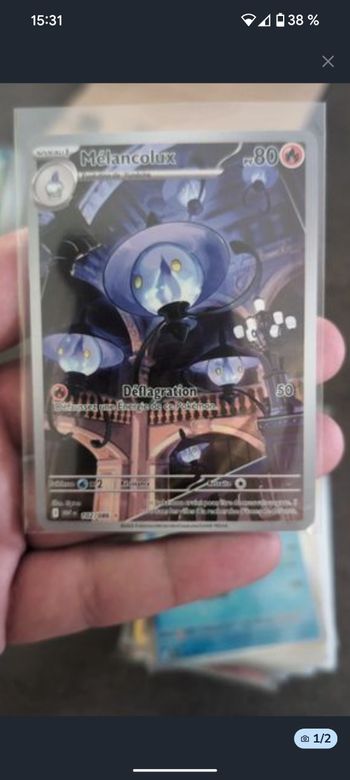 Lot de 5 cartes pokémon flamme blanche