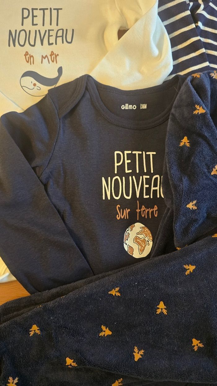 🤩🥰😍💙 bodies ml et pyjama 36mois /3ans garçon 💙 - photo numéro 5