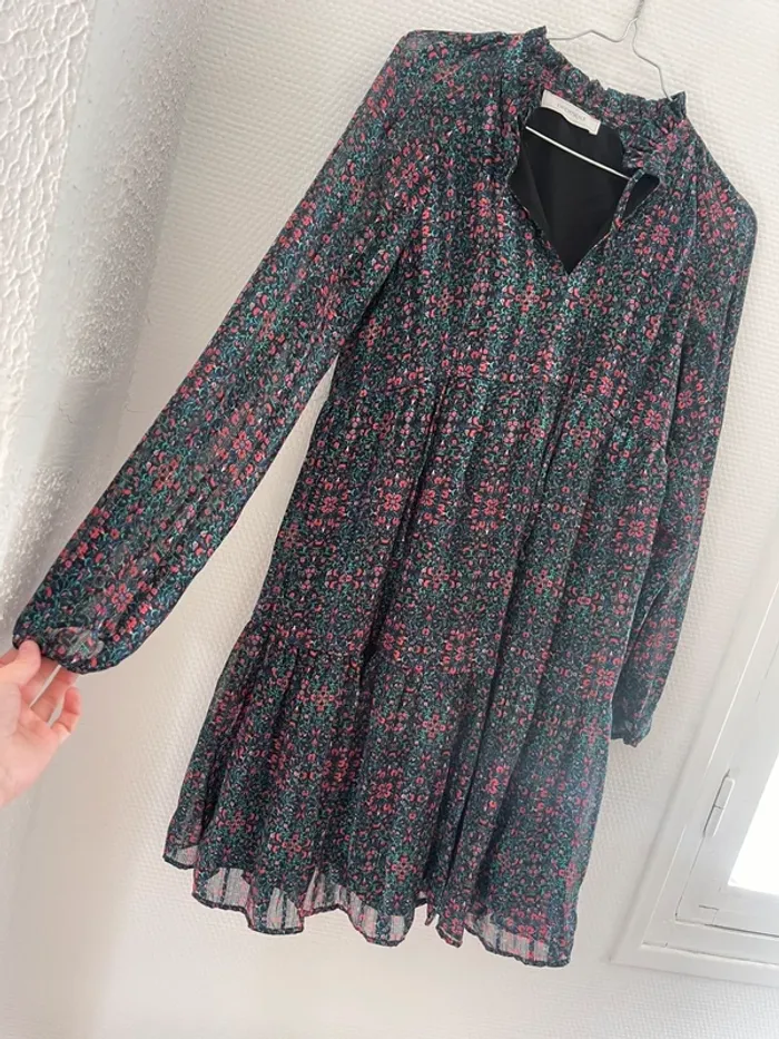 Robe fluide à fleurs