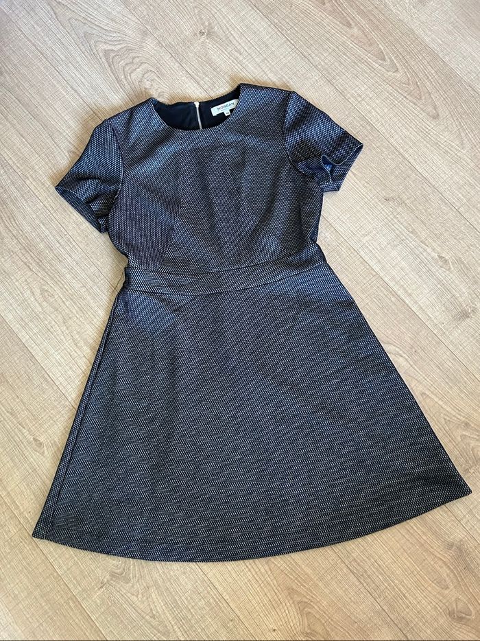 Robe grise et noire à manches courtes Morgan taille 40 jamais portée - photo numéro 7
