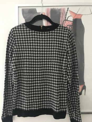 Pull carreaux pied de poule H&M S