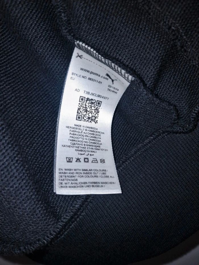 Baseball jacket Puma black homme taille M - photo numéro 8