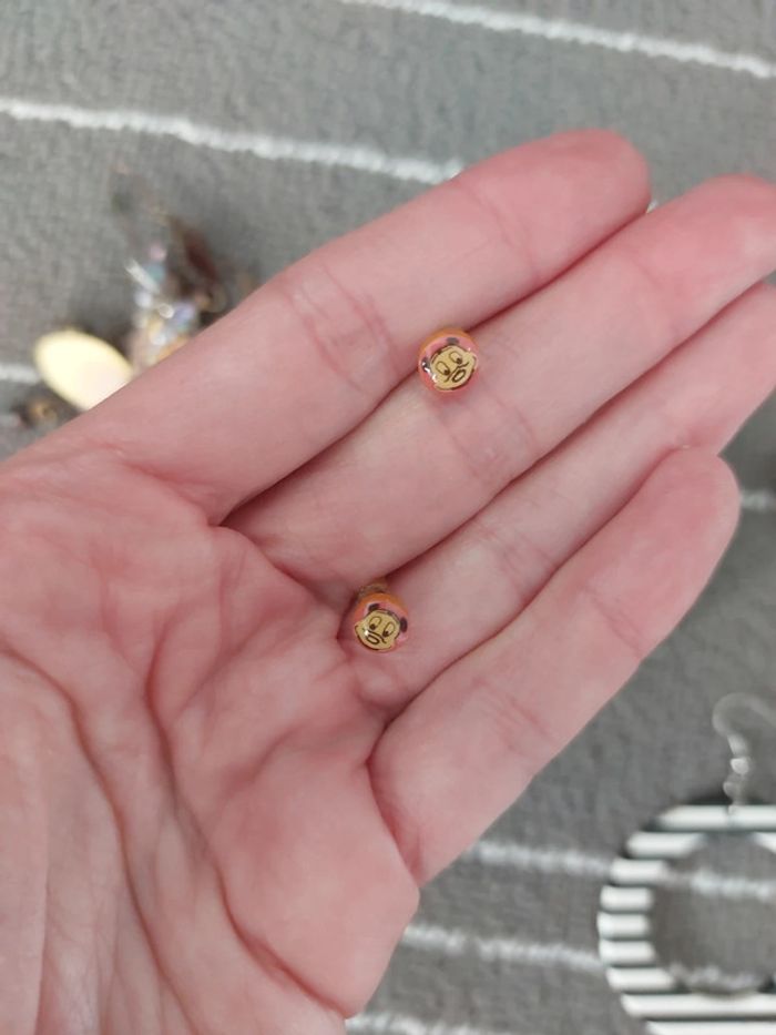 Lot boucles d'oreilles vintage - photo numéro 4