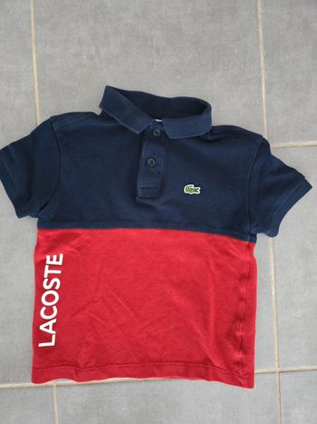 Polo manches courtes lacoste