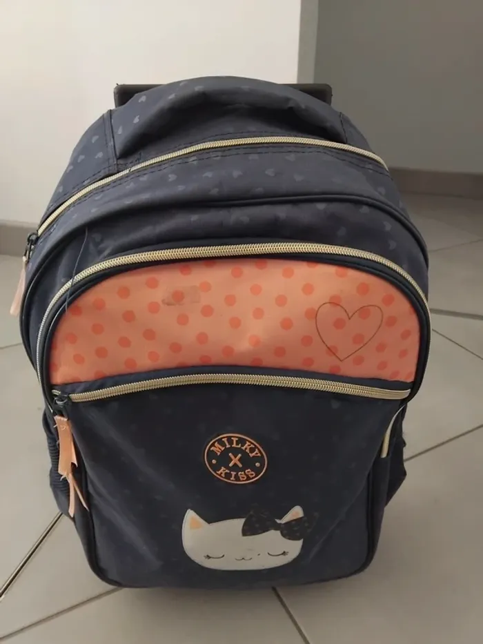 Cartable à roulettes fille
