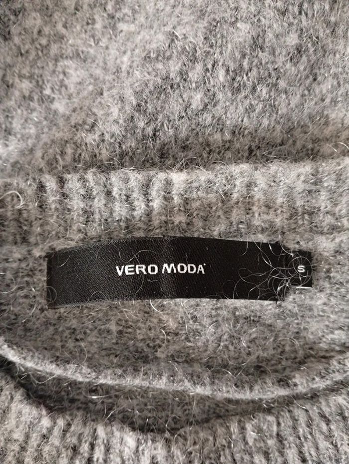 Vero Moda - Pull gris taille S - photo numéro 3