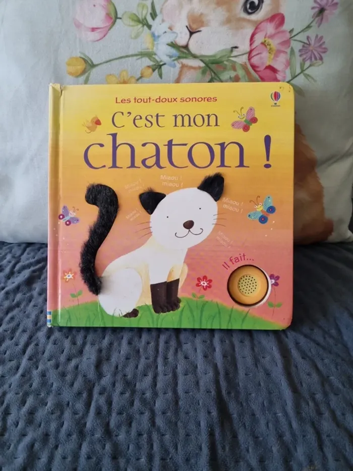 Livre sonore "c est mon chaton"