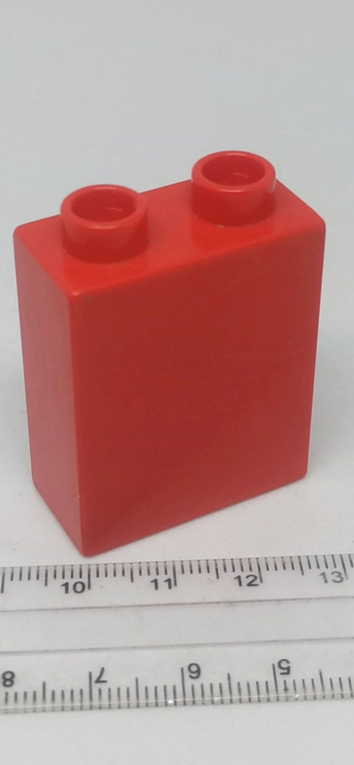 Brique rouge de voyage avec dessins de valises lego duplo - photo numéro 3